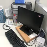 LOTE 266 - Cpu, monitor, teclado e mouse 