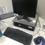 LOTE 232 - Cpu, monitor, teclado e mouse 