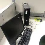 LOTE 268 - Cpu, monitor, teclado e mouse 