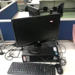 LOTE 151 - Cpu, monitor, teclado e mouse 