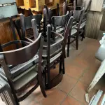 LOTE 001 - LISTAGEM GRANDE DE BENS DE LANCHERIA - PROJETOR, MESAS, CADEIRAS, FRITADEIRAS A GAS E ELETRICAS, FREEZERS, GELADEIRA, TELA, COMPUTADOR, LIXEIRA, FRIGOBAR,  FORNO CONVECTOR, CHAPA BIFETEIRA, AR CONDICIONADO SO FRENTE.