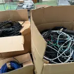LOTE 587 - Lote de sucata de produtos fora de linha 