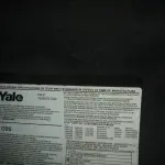 LOTE 041 - empilhadeira a gás marca Yale com o botijão