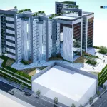 LOTE 001 - 7.826,55M2 - 2 FRENTES -Prédios de alvenaria, próprios p/indústria na R. João Antônio da Silveira nº 630. FOTO DE PROJETO COM USO DE MAIS UM TERRENO LINDEIRO