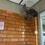 LOTE 497 - ventilador de parede 