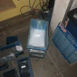 LOTE 057 - Lote com 27 caixas com buxas divesas, saco com buchas, caixa com saco de embalagem 