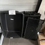 LOTE 036 - Lote com caixa multi uso, e tapete plastico, caixas de ferramentas, trena 20m, 