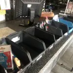 LOTE 046 - Lote de caixa com durepox, grafite em pó, adesivo para juntas, fixa a vácuo, 