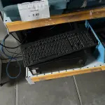 LOTE 031 - Monitor Sansung e mouse, teclado e cpu