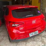 LOTE 000 - Fiat/Argo Drive 1.0, cor vermelha