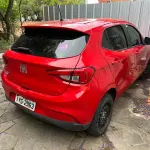 LOTE 000 - Fiat/Argo Drive 1.0, cor vermelha