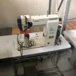 LOTE 107 - maquina de costura de coluna