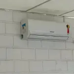 LOTE 126 - lote com 7 aparelhos de spllit instalados