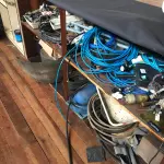 LOTE 152 - Balcão de madeira