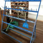LOTE 208 - Carrinho de secagem com rodas