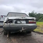 LOTE 004 - VW/Voyage GL, cor prata, fabricação/modelo 1991/1991
