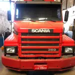 LOTE 076 - "CAMINHÃO SCANIA T113H 4X2, ANO 1997/1998, VERMELHO, PLACAS IHA8958