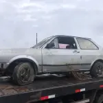 LOTE 004 - VW/Voyage GL, cor prata, fabricação/modelo 1991/1991