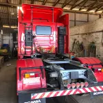 LOTE 076 - "CAMINHÃO SCANIA T113H 4X2, ANO 1997/1998, VERMELHO, PLACAS IHA8958