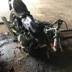 LOTE 005 - Honda/CG 125 Fan, cor azul, fabricação/modelo 2005/2005