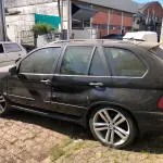 LOTE 000 - I/BMW X5, cor preta, fabricação/modelo 2001/2002 - BLINDADA