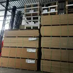 LOTE 132 - Lote de placas em MDF e MDP