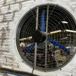 LOTE 089 - Ventilado fixo de parede