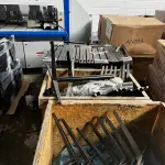 LOTE 128 - Lote de estruturas metálicas 