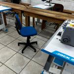 LOTE 000 - Máquinas costura (overlock Jack, plana, overlock antiga, plana Lumak, plana Lanmax, over vermelha) BENS EM  PRESIDENTE GETULIO - SC