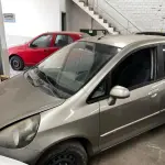 LOTE 000 - Honda/Fit LX, cor dourada, fabricação/modelo 2004/2004