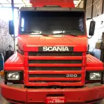 LOTE 005 - "CAMINHÃO SCANIA T113H 4X2, ANO 1997/1998, VERMELHO, PLACAS IHA8958