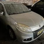 LOTE 000 - Renault Sandero EXP, cor prata, fabricação/modelo 2012/2013