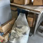 LOTE 000 - SOPRADORA BEKUM, MÃO FRANCESA C/ TALHA ELÉTRICA, UNIDADE DE RESFRIAMENTO, MOTOR P/ REFRIGERAÇÃO, GIRAFA HIDRÁULICA E MÓVEIS DIVERSOS