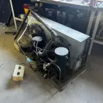 LOTE 000 - SOPRADORA BEKUM, MÃO FRANCESA C/ TALHA ELÉTRICA, UNIDADE DE RESFRIAMENTO, MOTOR P/ REFRIGERAÇÃO, GIRAFA HIDRÁULICA E MÓVEIS DIVERSOS