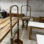 LOTE 000 - Máquinas costura (overlock Jack, plana, overlock antiga, plana Lumak, plana Lanmax, over vermelha) BENS EM  PRESIDENTE GETULIO - SC