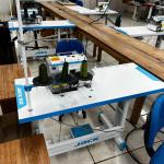 LOTE 000 - Máquinas costura (overlock Jack, plana, overlock antiga, plana Lumak, plana Lanmax, over vermelha) BENS EM  PRESIDENTE GETULIO - SC