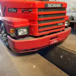 LOTE 005 - "CAMINHÃO SCANIA T113H 4X2, ANO 1997/1998, VERMELHO, PLACAS IHA8958