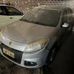 LOTE 000 - Renault Sandero EXP, cor prata, fabricação/modelo 2012/2013