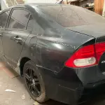 LOTE 000 - Honda Civic LXS FLEX, cor verde, fabricação/modelo 2007/2008 (SEM CHAVE)