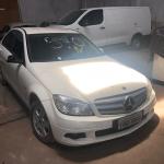 LOTE 003 - Mercedes Benz C-180 CGI 1.8 16V 156cv Aut., ano 2011, cor branca