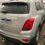 LOTE 001 - GM – Chevrolet – TRACKER LT 1.4 Turbo 16V Flex 4x2 aut., fabricação/modelo 2018/2018, cor: prata