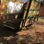 LOTE 036 - Reboque agricula pessimo estado 