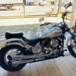 LOTE 010 - YAMAHA/DRAG STAR XVS 650, fabricação/modelo 2005/2005, placa NFO 1D03, cor prata.