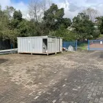 LOTE 001 - Um container de 6 metros para almoxarifado/escritório