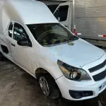 LOTE 002 - GM - Chevrolet – Montana LS 1.4 Econoflex 8V 2p, fabricação/modelo 2011/2012, cor: branca (sem chave)