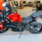 LOTE 007 - KAWASAKI/Z300, fabricação/modelo 2017/2018, placa QIT 9J46, cor laranja.