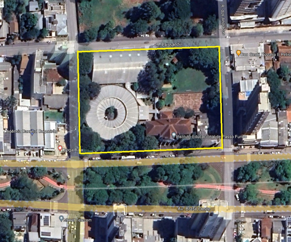 LEILÃO GRANDE IMÓVEL 12.300M2 CENTRO DE PASSO FUNDO COM ESCOLA FUNCIONANDO EM QUADRA INTEIRA - 5.150M2 CONSTRUIDOS