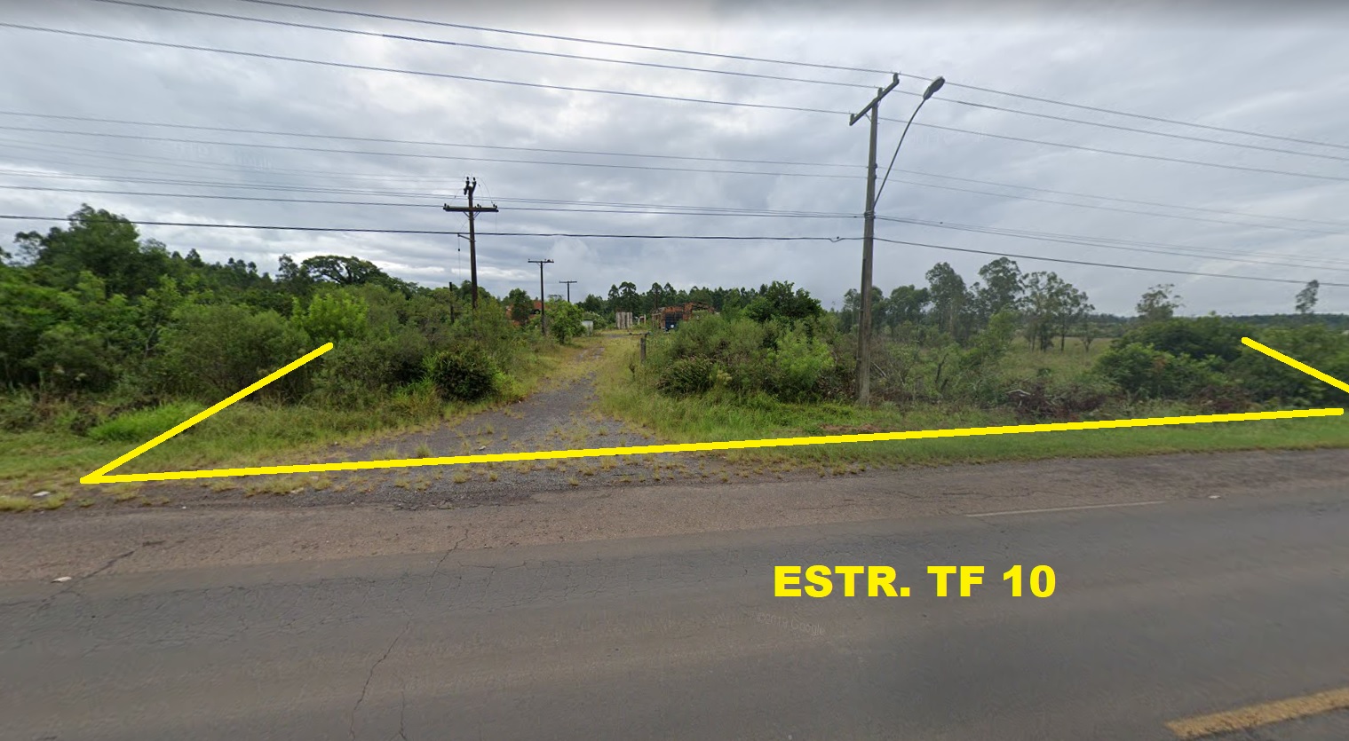 LEILÃO IMÓVEL GRANDE C. ÁREA 46.000M2 – 2 FRENTES PARA ESTRADAS ASFALTADAS NA ZONA INDUSTRIAL DE TRIUNFO