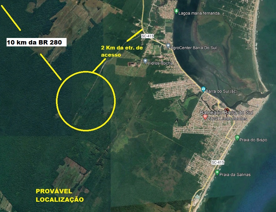 LEILÃO DE ÁREA EM ARAQUARI/SC