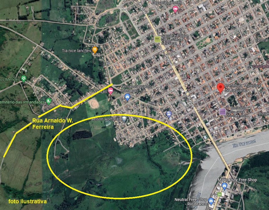 PRORROGADO P/12/04 AS 14H LEILÃO DE ÁREA PARA SOJA COM 7ha21a EM JAGUARÃO – FOREIRO Á PREFEITURA